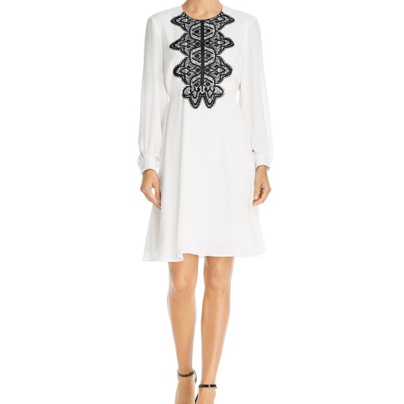 NWT NANETTE NANETTE LEPORE CHIFFON DRESS - Picture 1 of 4